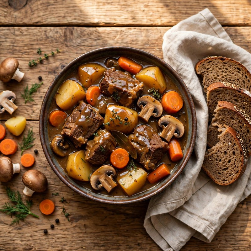 Photo of Zharkoe (Hunter Stew), a dinner recipe from FluentFuel