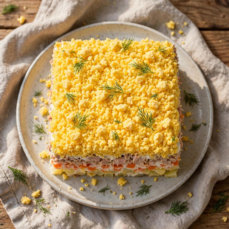 Photo of Mimosa Salad, a lunch recipe from FluentFuel