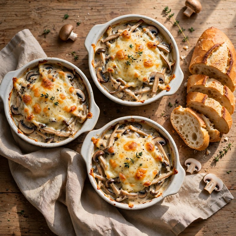 Photo of Mushroom Julienne, a lunch recipe from FluentFuel