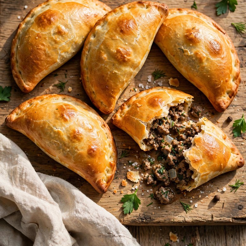 Photo of Beef Pirozhki, a snack recipe from FluentFuel