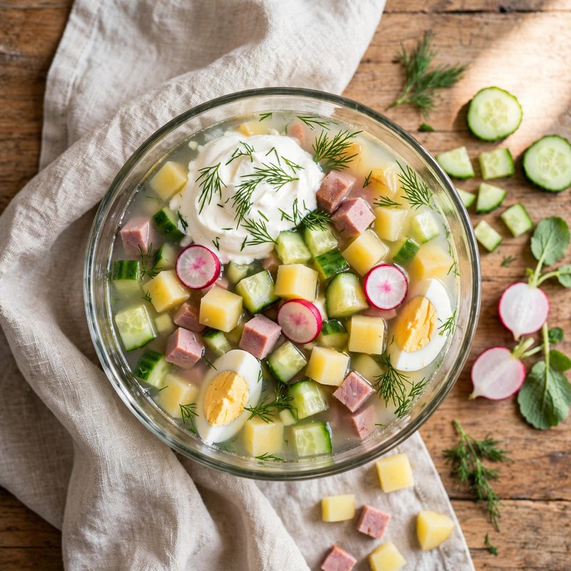 Photo of Okroshka, a lunch recipe from FluentFuel