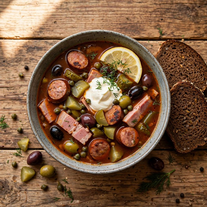 Photo of Solyanka, a dinner recipe from FluentFuel