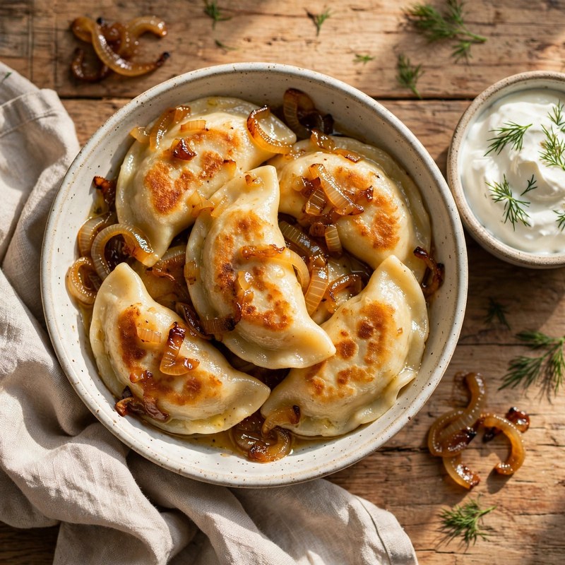 Photo of Potato Vareniki, a dinner recipe from FluentFuel
