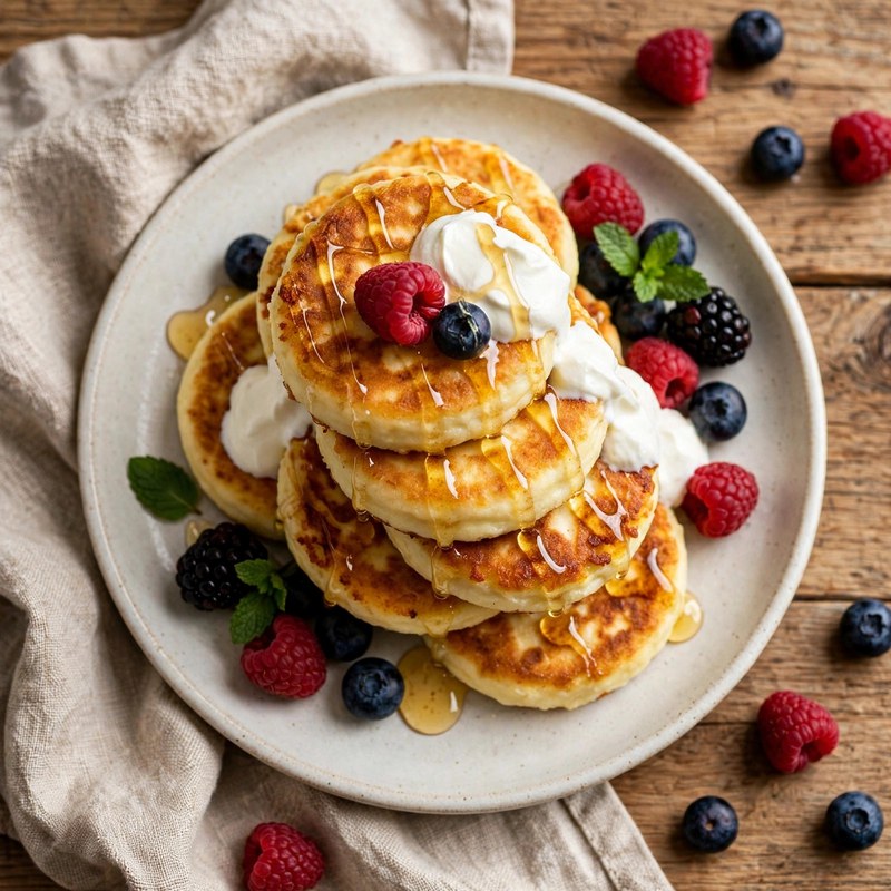 Photo of Syrniki, a breakfast recipe from FluentFuel