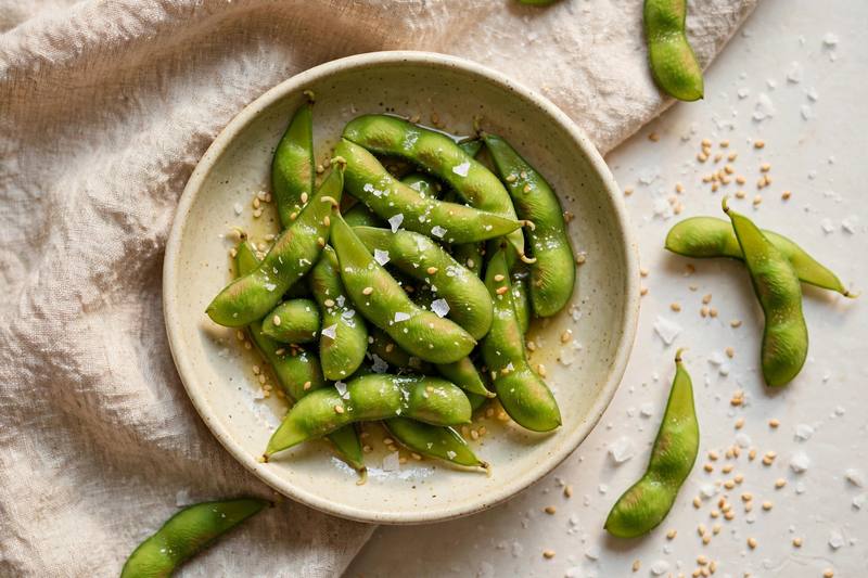 Photo of Sea Salt Edamame, a snack recipe from FluentFuel