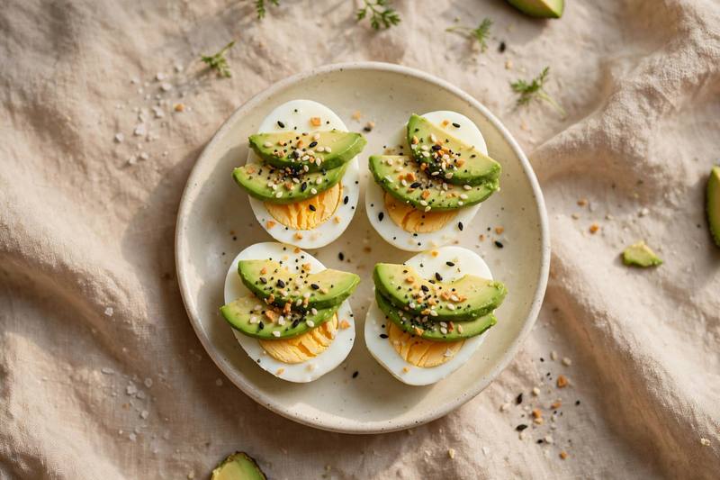 Photo of Egg & Avocado Bites, a snack recipe from FluentFuel