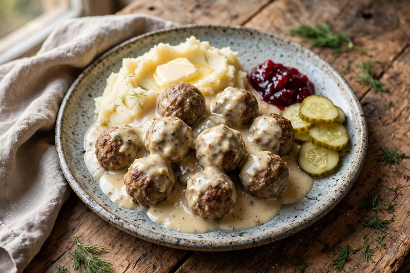 Photo of Swedish Meatballs, a dinner recipe from FluentFuel