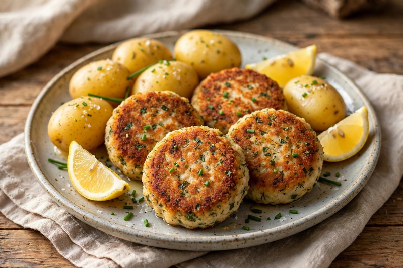 Photo of Fiskekaker, a dinner recipe from FluentFuel