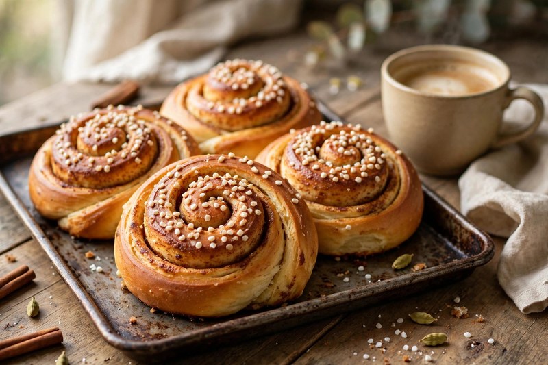 Photo of Kanelbullar, a breakfast recipe from FluentFuel