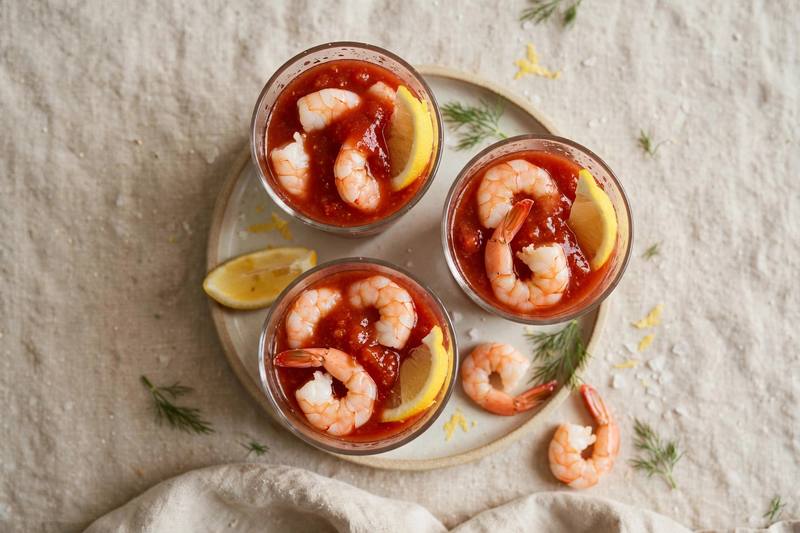 Photo of Shrimp Cocktail Cups, a snack recipe from FluentFuel