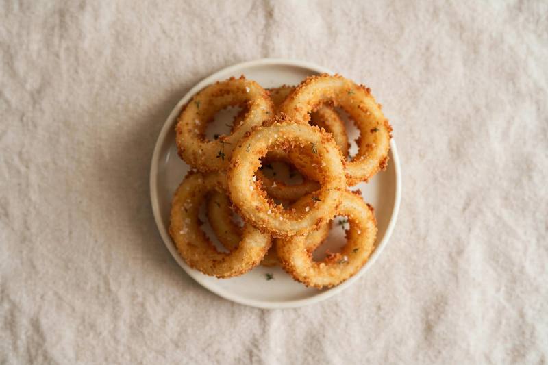Photo of Baked Onion Rings, a snack recipe from FluentFuel