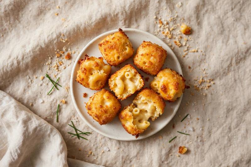 Photo of Mac & Cheese Bites, a snack recipe from FluentFuel
