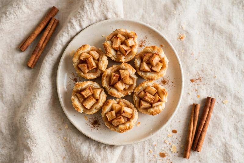 Photo of Apple Pie Bites, a snack recipe from FluentFuel
