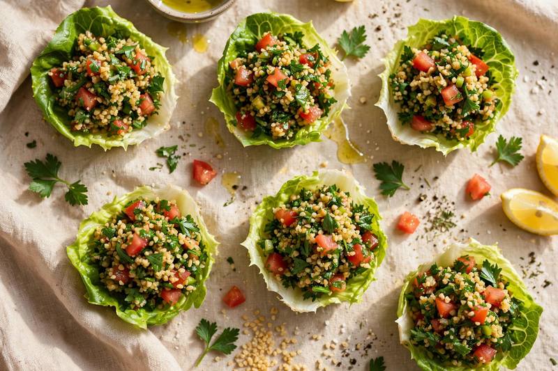 Photo of Tabbouleh Cups, a snack recipe from FluentFuel