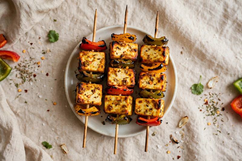 Photo of Paneer Tikka Skewers, a snack recipe from FluentFuel