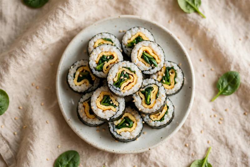 Photo of Mini Kimbap Rolls, a snack recipe from FluentFuel