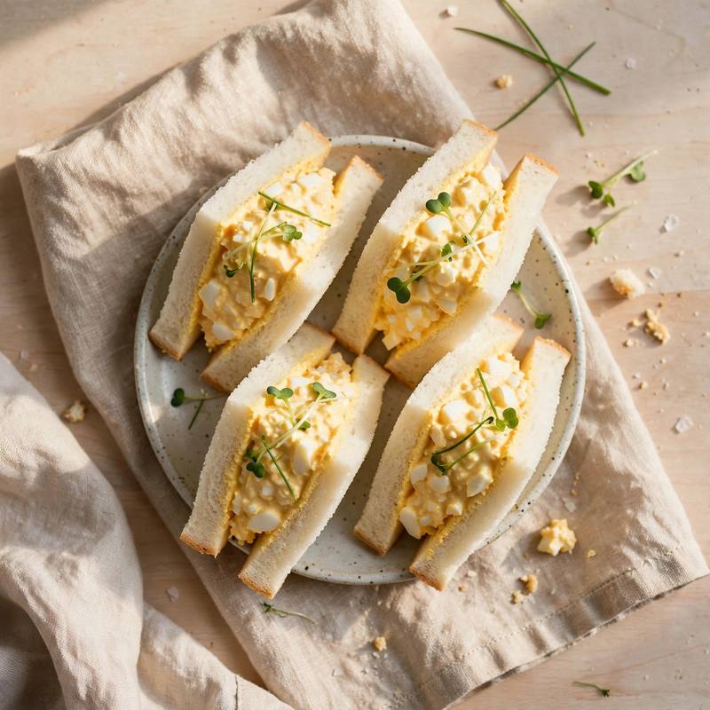 Photo of Tamago Sando, a snack recipe from FluentFuel