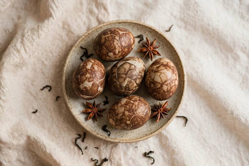 Photo of Chinese Tea Eggs, a snack recipe from FluentFuel