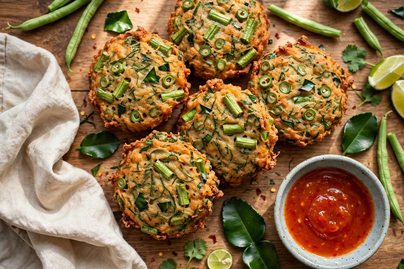 Photo of Tod Mun Pla (Thai Fish Cakes), a lunch recipe from FluentFuel