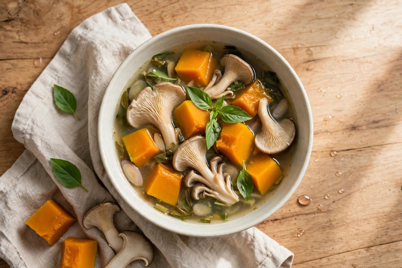 Photo of Kaeng Liang (Thai Herbal Vegetable Soup), a lunch recipe from FluentFuel