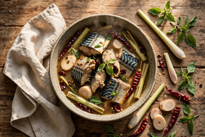 Photo of Tom Klong (Smoked Fish & Herb Soup), a dinner recipe from FluentFuel