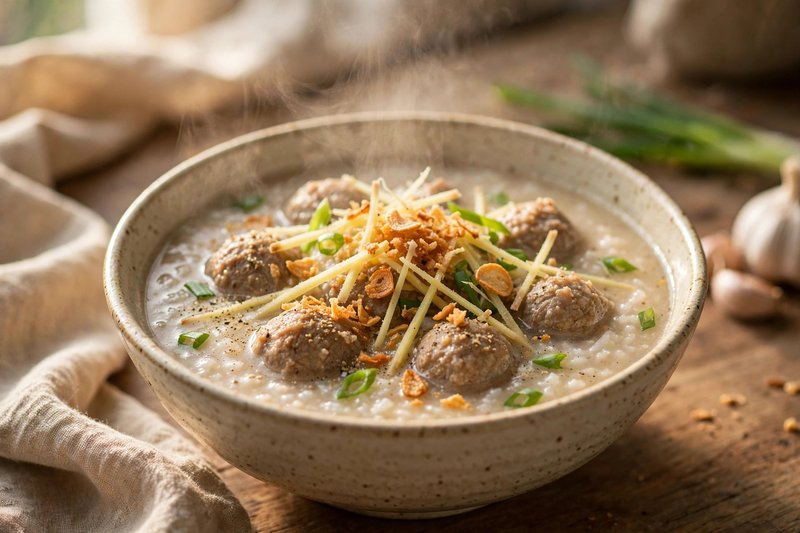 Photo of Khao Tom, a breakfast recipe from FluentFuel