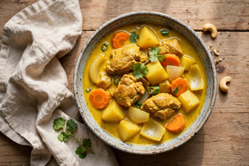 Photo of Gaeng Kari Gai (Thai Yellow Curry), a dinner recipe from FluentFuel