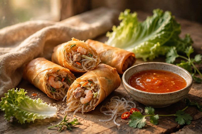 Photo of Poh Pia Tod, a snack recipe from FluentFuel
