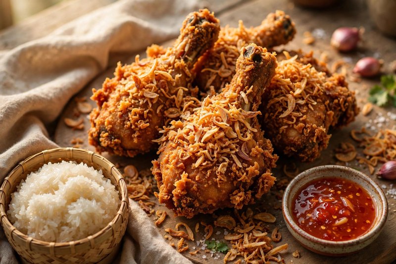 Photo of Gai Tod Hat Yai, a dinner recipe from FluentFuel