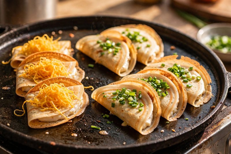 Photo of Khanom Buang, a snack recipe from FluentFuel