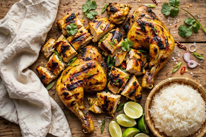 Photo of Gai Yang (Thai Grilled Chicken), a dinner recipe from FluentFuel
