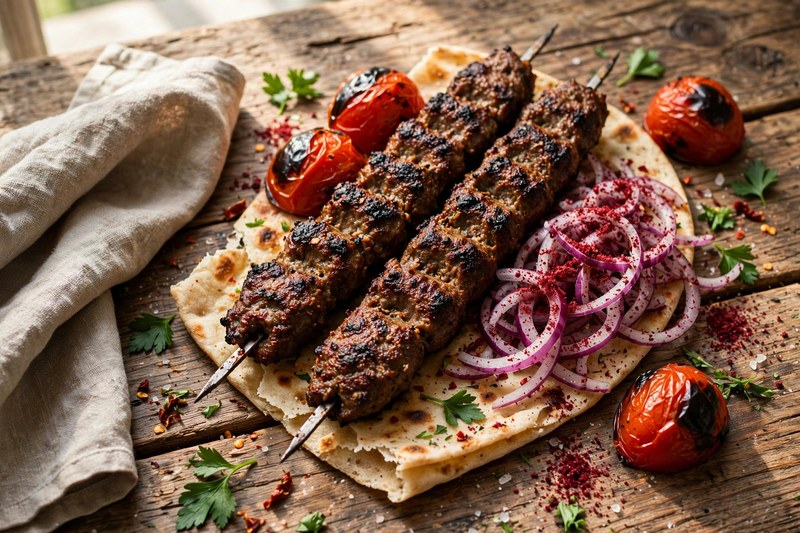 Photo of Adana Kebab, a dinner recipe from FluentFuel