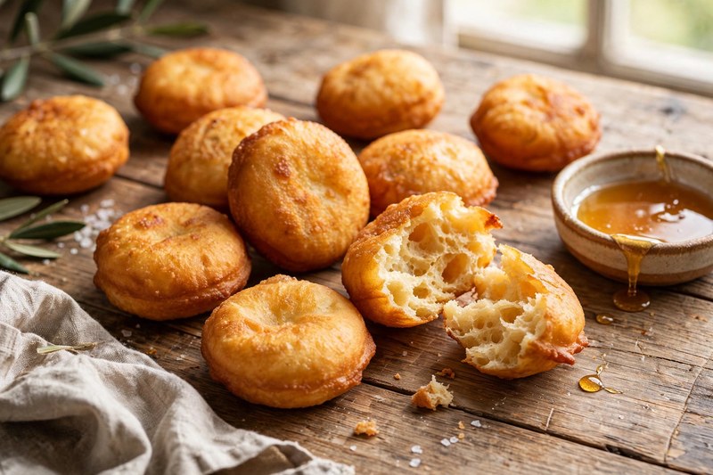 Photo of Pisi (Turkish Breakfast Fritters), a breakfast recipe from FluentFuel