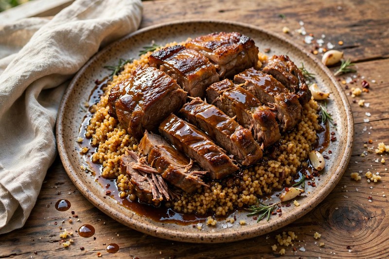 Photo of Kuzu Tandir (Slow-Roast Lamb), a dinner recipe from FluentFuel