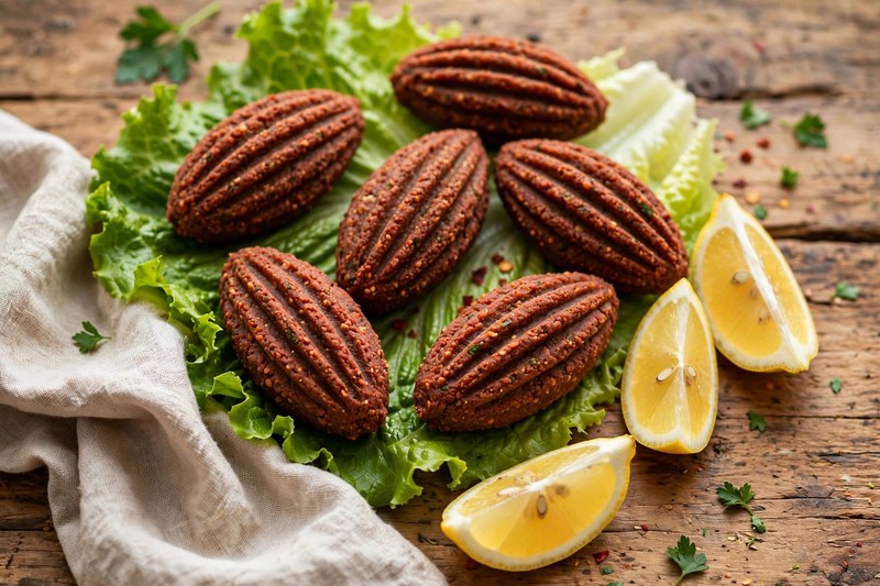 Photo of Mercimek Kofte (Red Lentil Balls), a snack recipe from FluentFuel