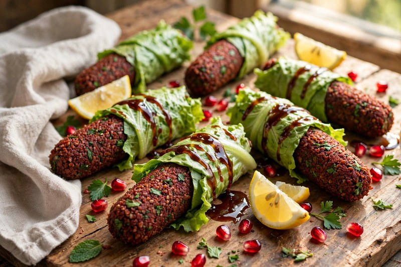 Photo of Cig Kofte (Spiced Bulgur Balls), a snack recipe from FluentFuel