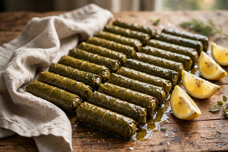 Photo of Yaprak Sarma (Stuffed Grape Leaves), a lunch recipe from FluentFuel