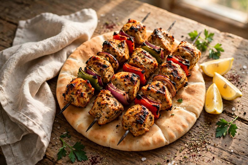 Photo of Chicken Shish Kebab (Tavuk Sis), a dinner recipe from FluentFuel