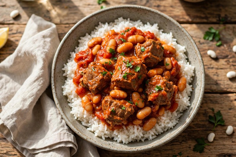 Photo of Kuru Fasulye (White Bean Stew), a dinner recipe from FluentFuel