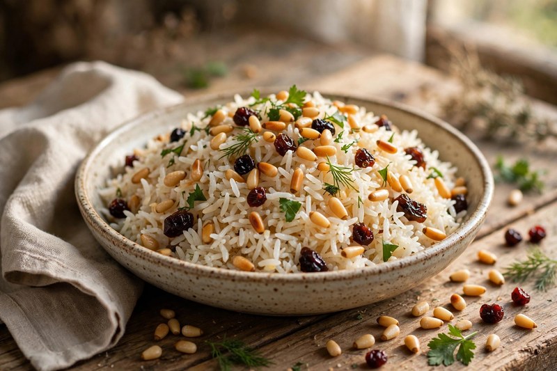 Photo of Ic Pilav (Festive Rice with Nuts), a dinner recipe from FluentFuel