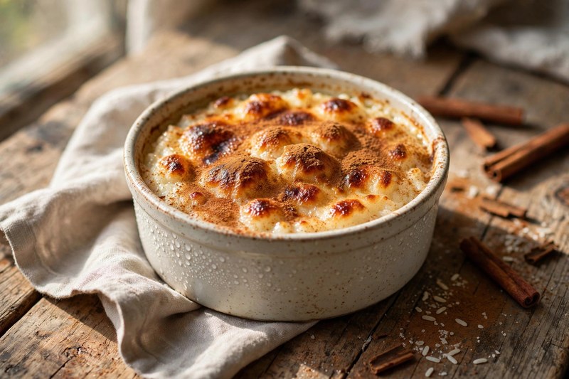 Photo of Sutlac (Baked Rice Pudding), a snack recipe from FluentFuel