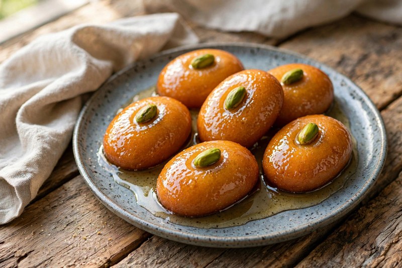 Photo of Sekerpare (Syrup-Soaked Cookies), a snack recipe from FluentFuel
