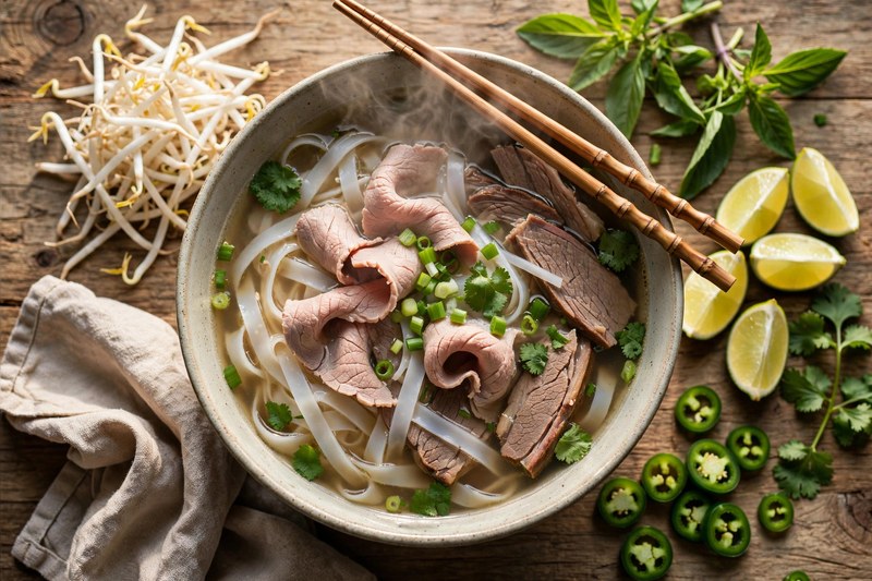 Photo of Pho Bo, a dinner recipe from FluentFuel