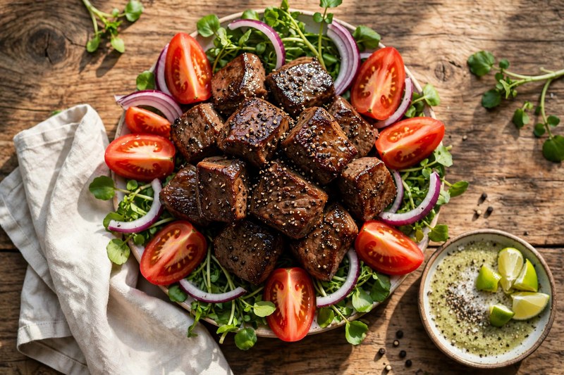 Photo of Bo Luc Lac, a dinner recipe from FluentFuel