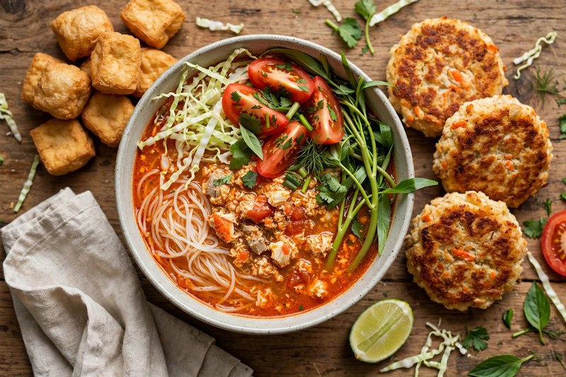 Photo of Bun Rieu Cua, a dinner recipe from FluentFuel