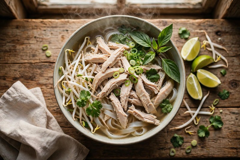 Photo of Pho Ga, a dinner recipe from FluentFuel