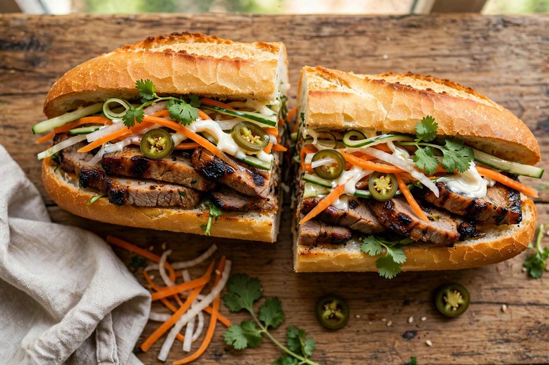 Photo of Banh Mi Thit Nuong, a lunch recipe from FluentFuel
