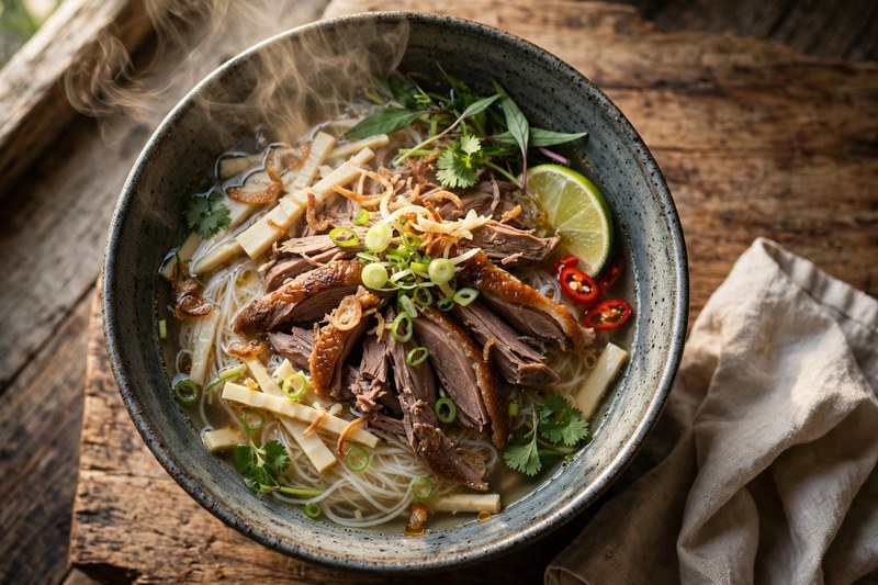 Photo of Bun Mang Vit, a dinner recipe from FluentFuel