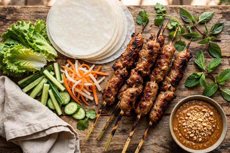 Photo of Nem Nuong, a dinner recipe from FluentFuel