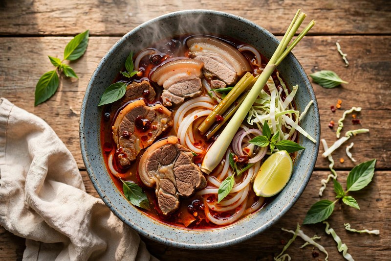 Photo of Bun Bo Hue, a dinner recipe from FluentFuel